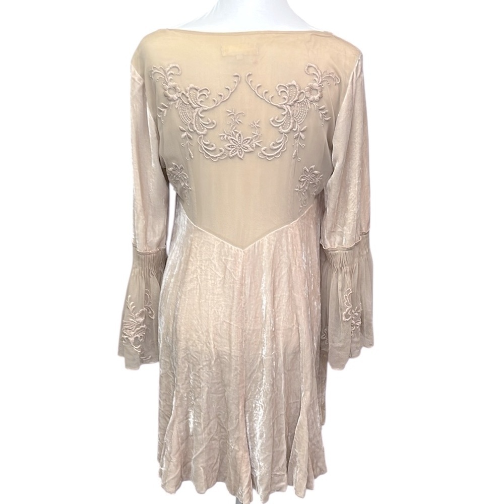 Odd Molly Velour Long Sleeve Dress